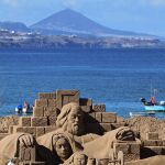 El Belén de Arena de Las Canteras cumple 18 años