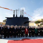 La Armada recibe en Cartagena el submarino S-81 Isaac Peral en presencia de Robles
