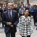 El look de la Reina Letizia en Toledo.