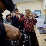 Patricia del Pozo acudió ayer al acto de celebración del 75 aniversario del Instituto de Educación Secundaria Politécnico de Sevilla