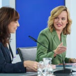 Rueda de prensa tras el Consejo de Ministros de Ana Redondo y Pilar Alegria David Jar