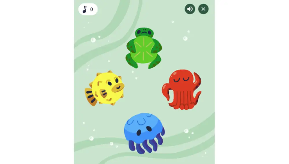Juego de memoria de Google.