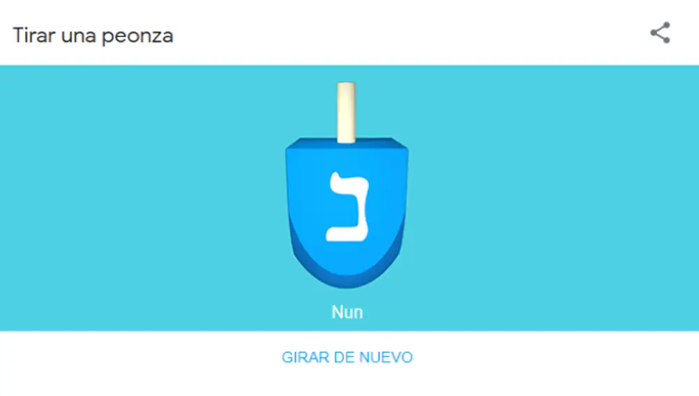 Peonza en Google.