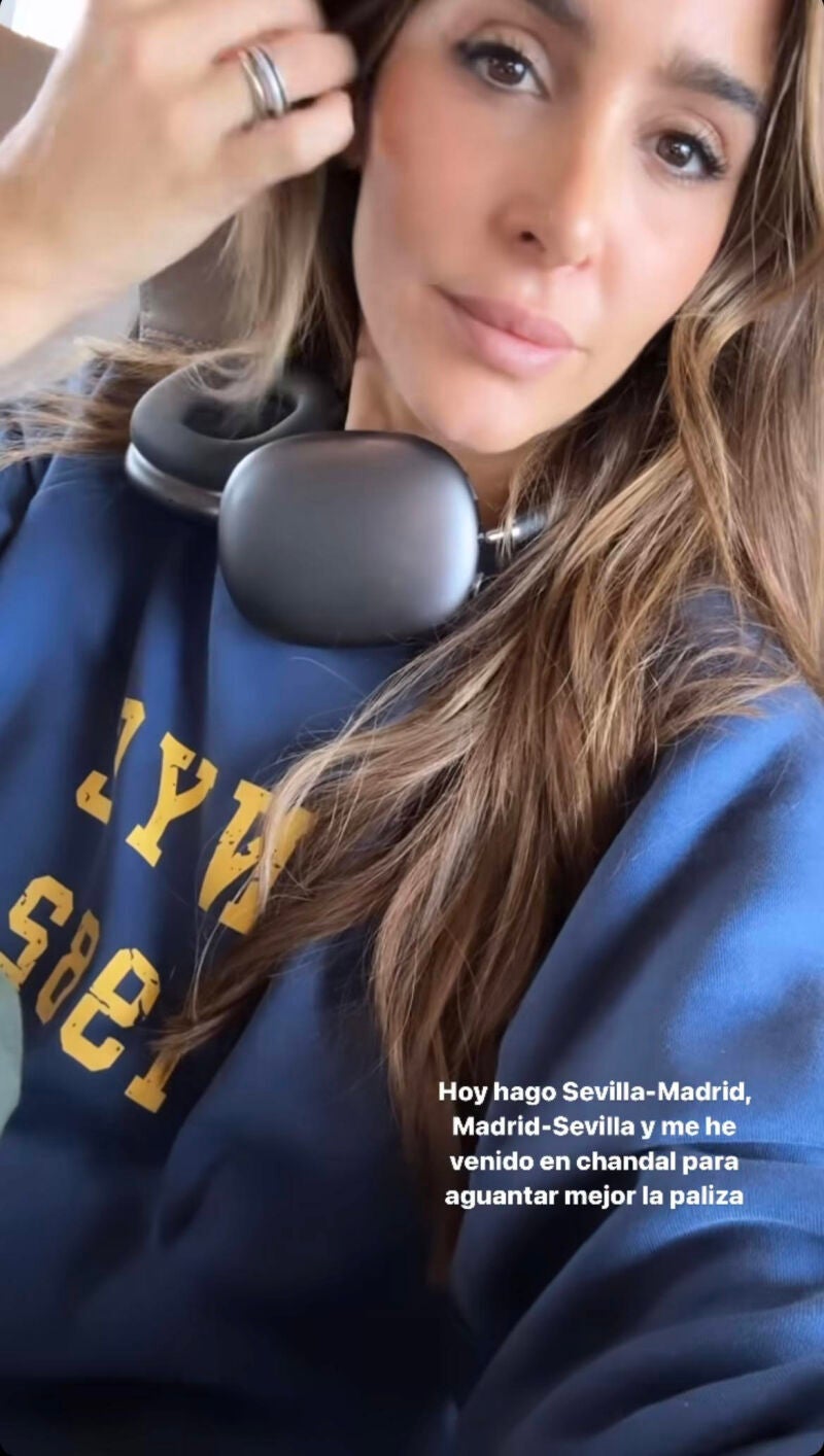 Rocío Osorno con chándal de Zara.