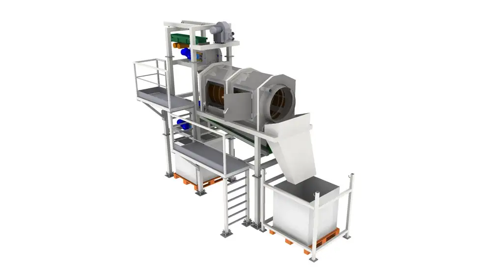 Máquina de reciclaje de cáscaras de huevo