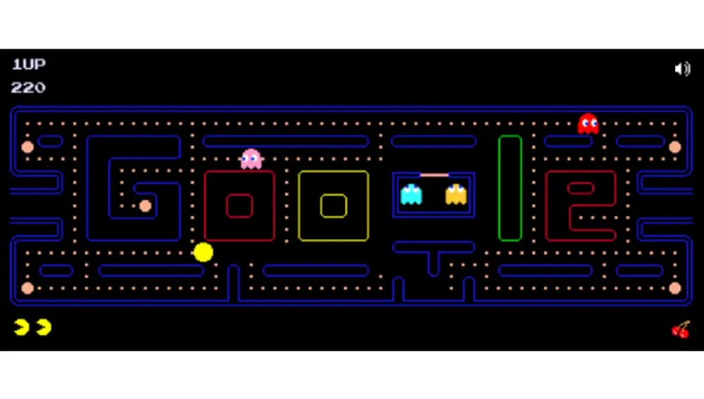 Pac-man de Google.