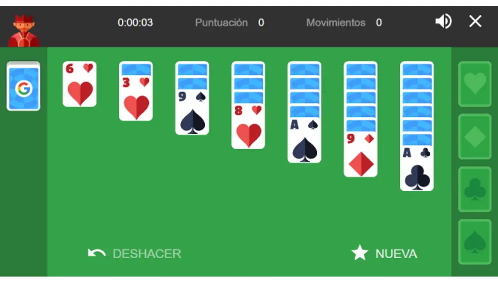 Solitario de Google.