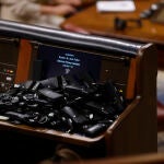 Pleno del Congreso de los Diputados para debatir aprobar la propuesta de ley para el uso de las lenguas cooficiales en el parlamento.