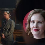 Justine Triet (dcha.), directora de "Anatomía de una caída"