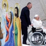 Pope Francis' audience with donors of the Christmas Tree in Saint Peterís Square