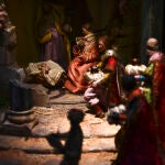 Belén napolitano en la capilla del Museo de Historia de Madrid