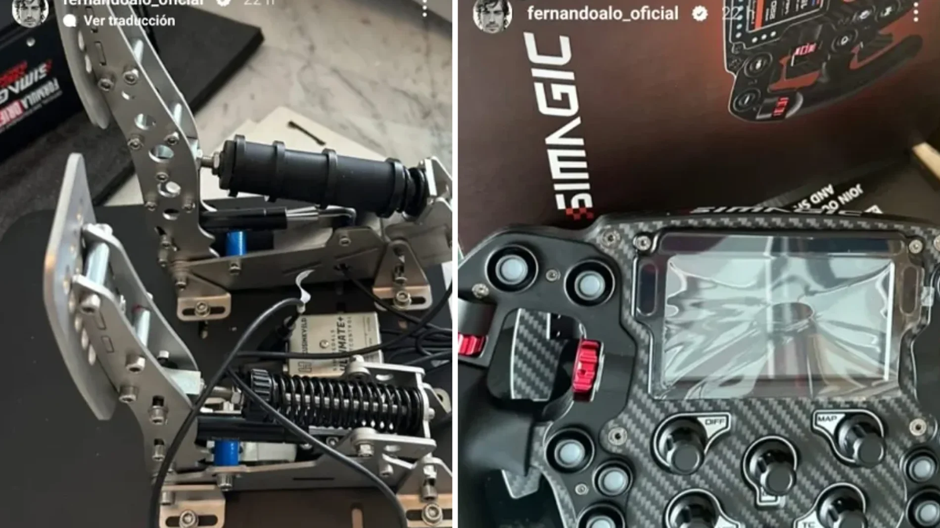 Fernando Alonso cambia su simulador para hacerlo más potente