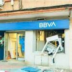 Arrancan de cuajo un cajero en un banco de Getafe
