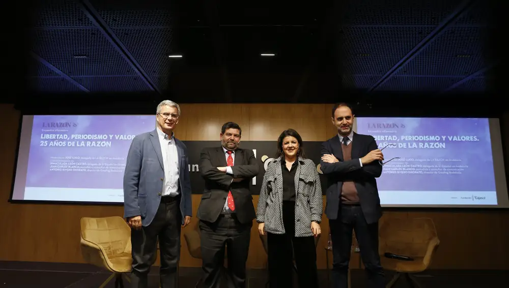 Juan Carlos Blanco, Antonio Rivero, Inma León y José Lugo