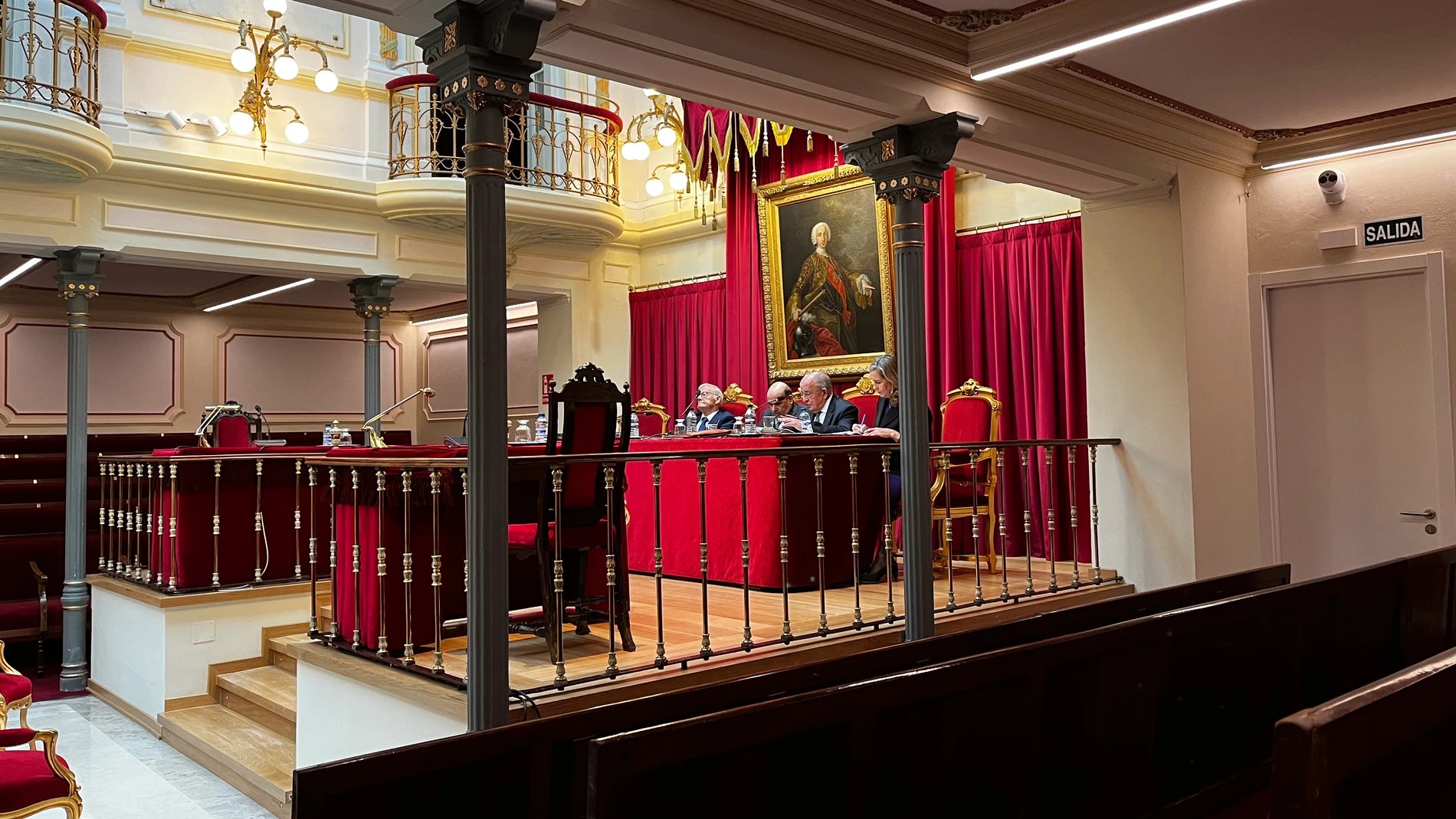 Mesa de ponentes del congreso internacional de la Real Academia de Jurisprudencia y Legislación de España