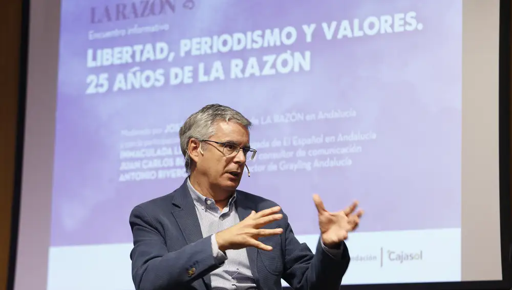 Juan Carlos Blanco, durante un momento de su intervención