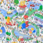 Google lanza un ¿Dónde está Wally? con los 25 temas más buscados entre 1999 y 2023.
