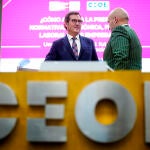 Garamendi reprocha al Gobierno que deje el coste de la subida del SMI en el sector privado