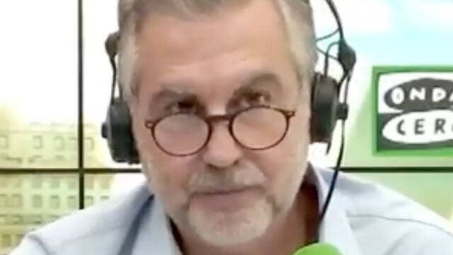 Carlos Alsina, en un momento del monólogo