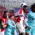 UEFA Champions League - Royal Antwerp and FC Barcelona