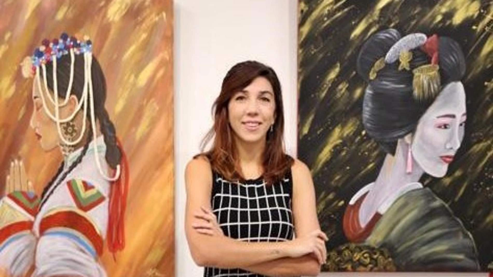 La artista Irene Velasco