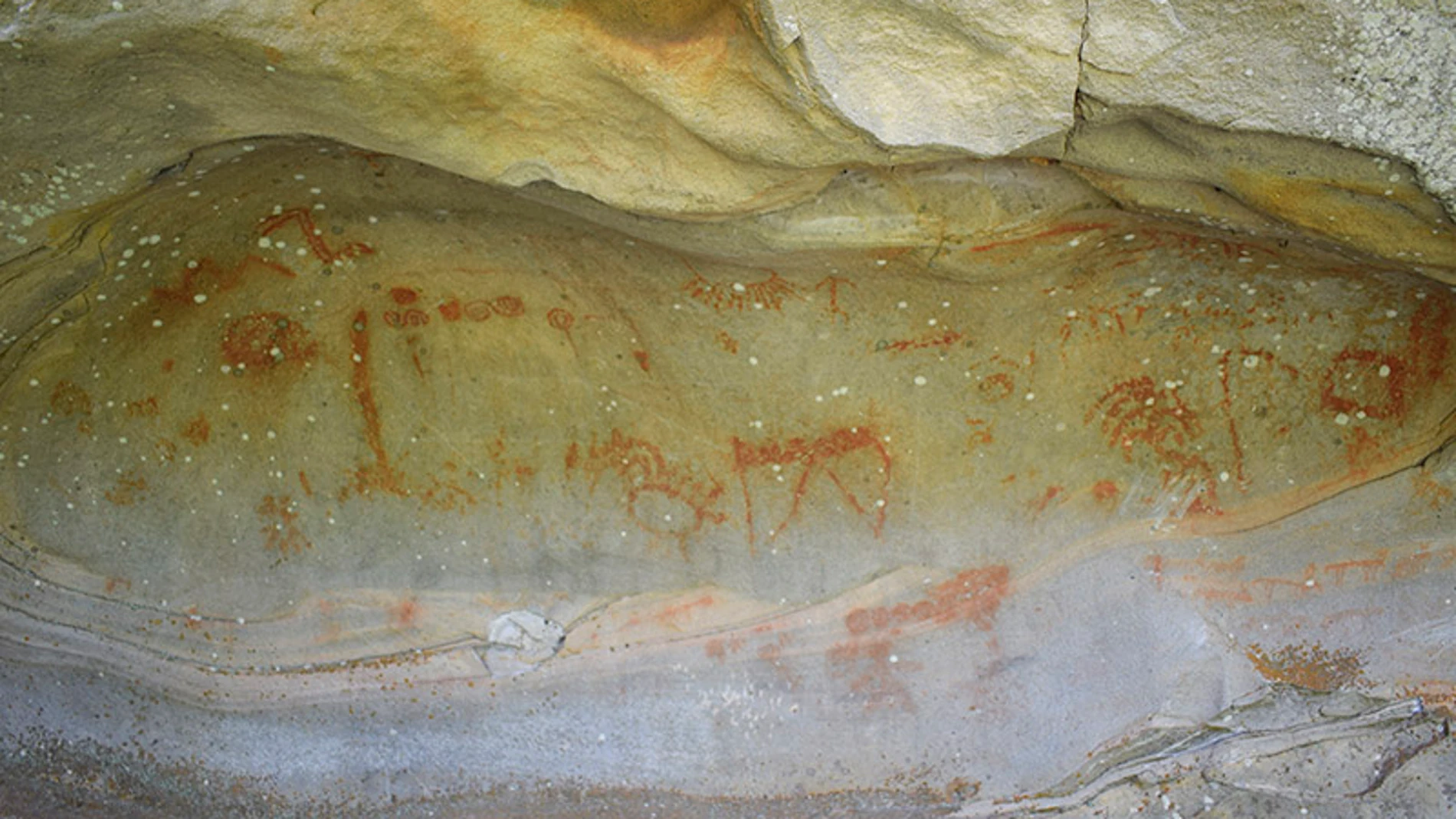 Pinturas rupestres en Valonsadero (Soria)