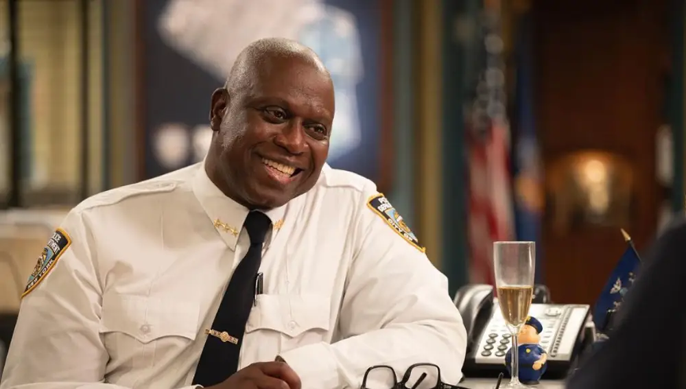 El actor Andre Braugher en la ficción 'Brooklyn Nine-Nine'