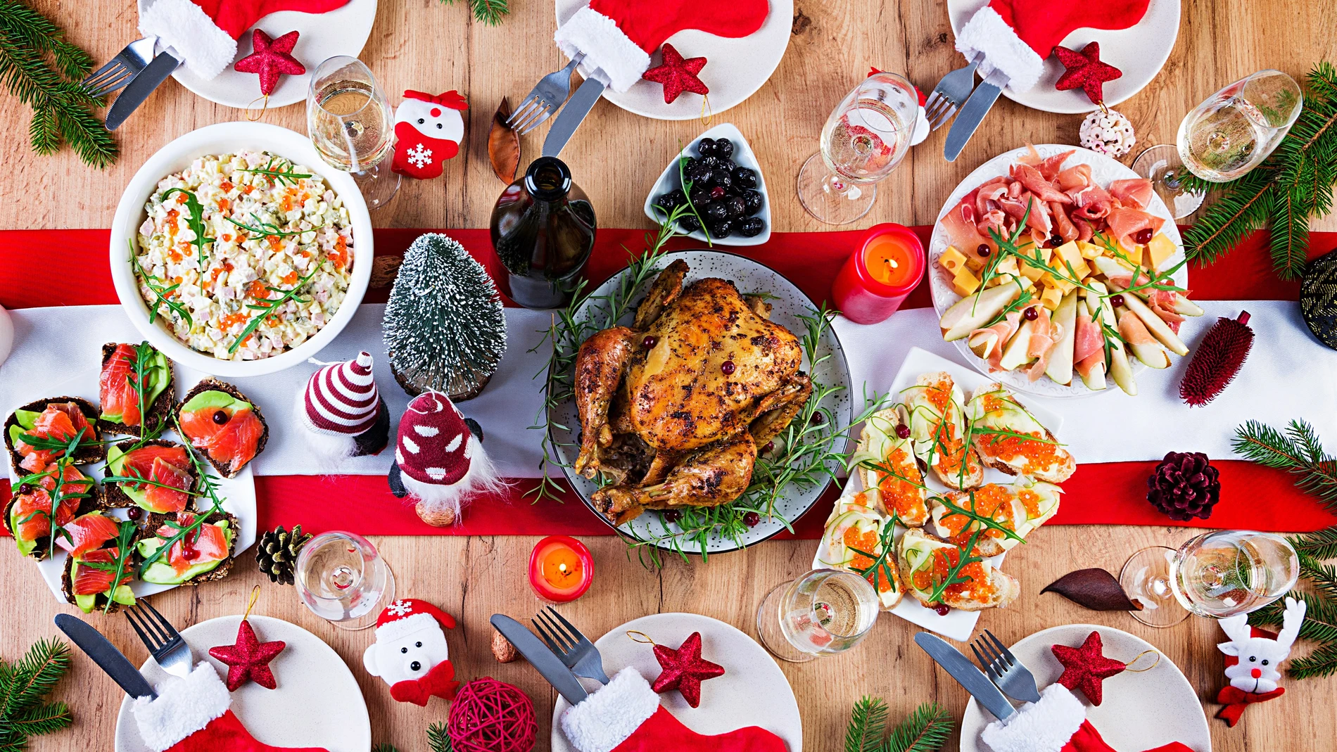 La mayoría de las personas cogen peso tras las fiestas navideñas