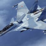 Un caza ruso Su-30SM, en una imagen de archivo