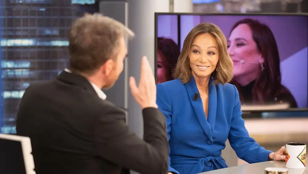 El look de Isabel Preysler en 'El Hormiguero'.