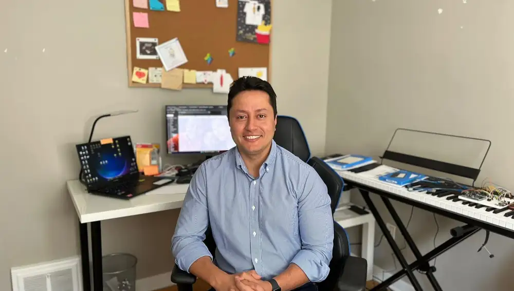Mauricio Vargas, uno de los fundadores de Eco Eolic Top e inventor del dispositivo Run&Save