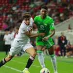 Juanlu Sánchez con el Sevilla