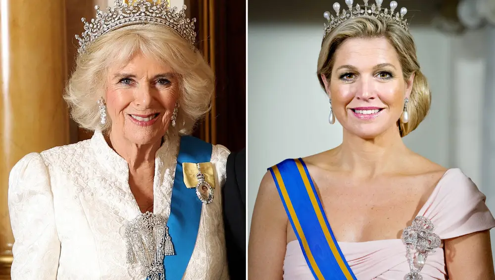Queen Camilla and Queen Maxima.
