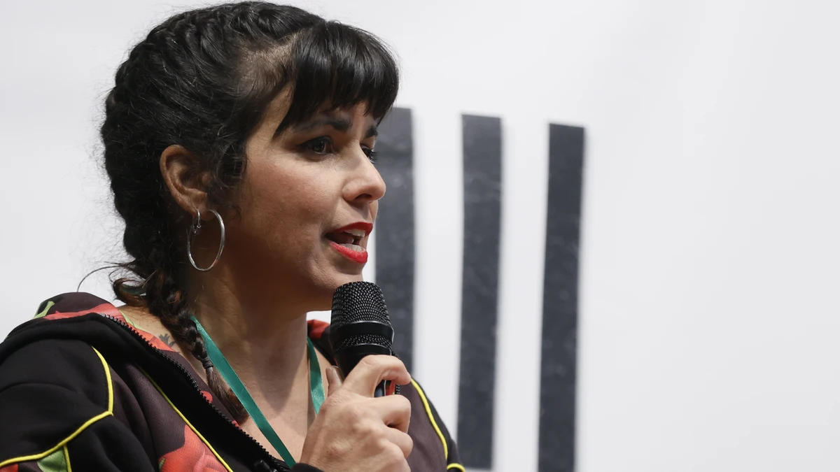 La líder de Adelante Andalucía, Teresa Rodríguez