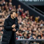 Simeone, en la banda de San Mamés