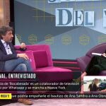 Juan del Val y Nuria Roca sentados frente a frente