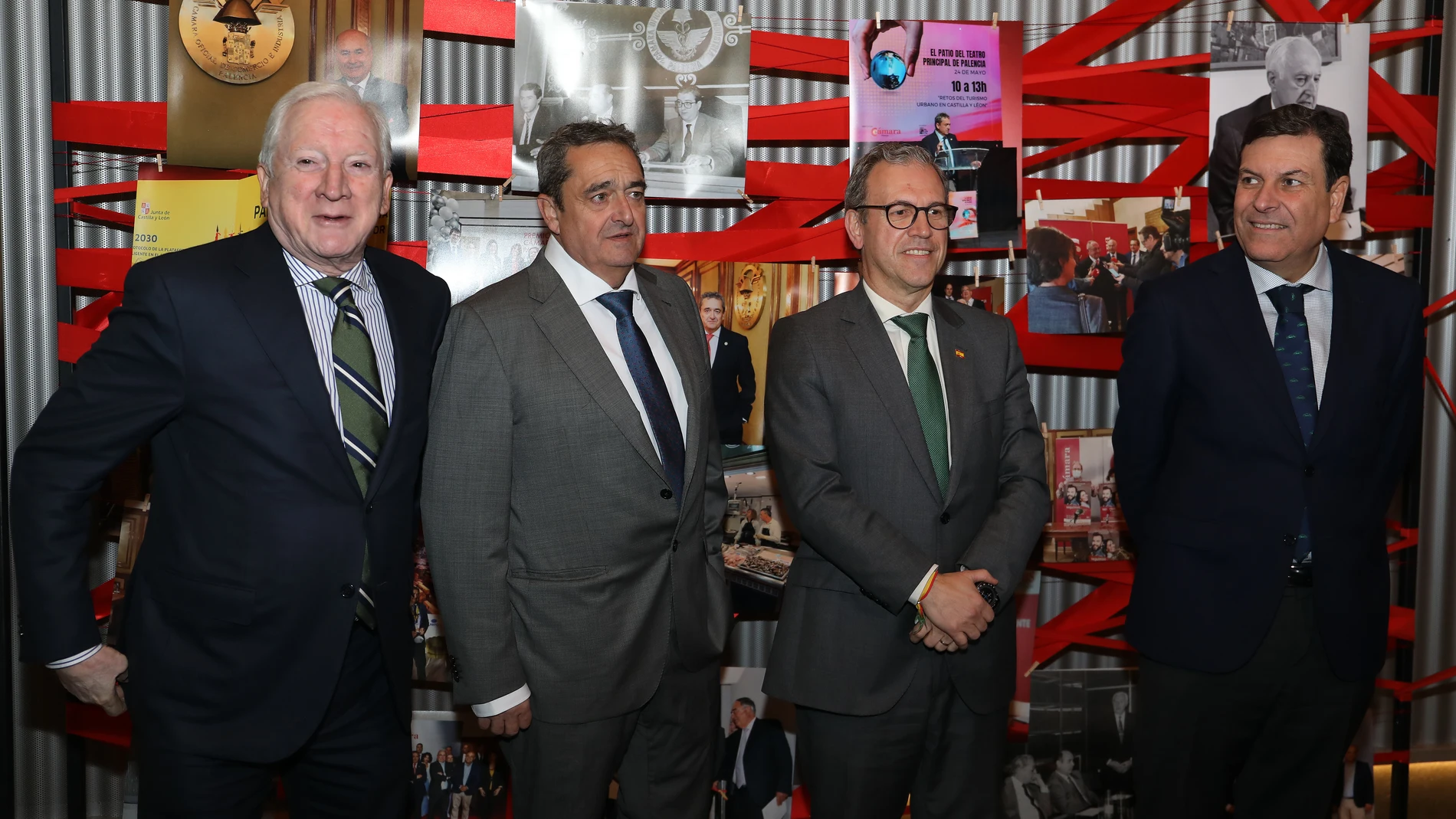 Méndez Pozo, Conrado Merino, Carlos Fernández Carriedo y Mariano Veganzones