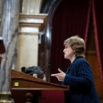 La consellera Anna Simó, en el Parlament 