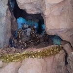 Imagen del belén robado en el Monte Bolón de Elda