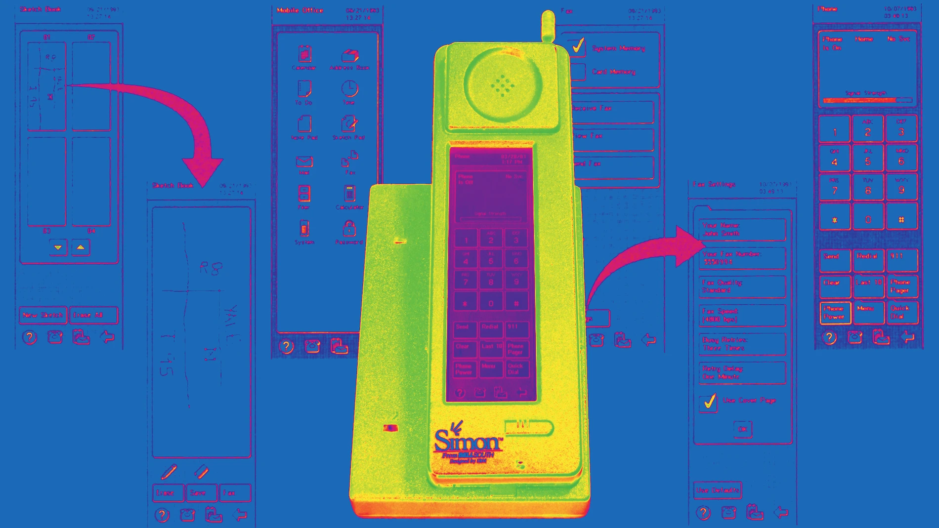 El IBM Simon fue realmente un cambio de juego en el mundo de la tecnología móvil.