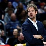 Roger Grimau, entrenador del Barça