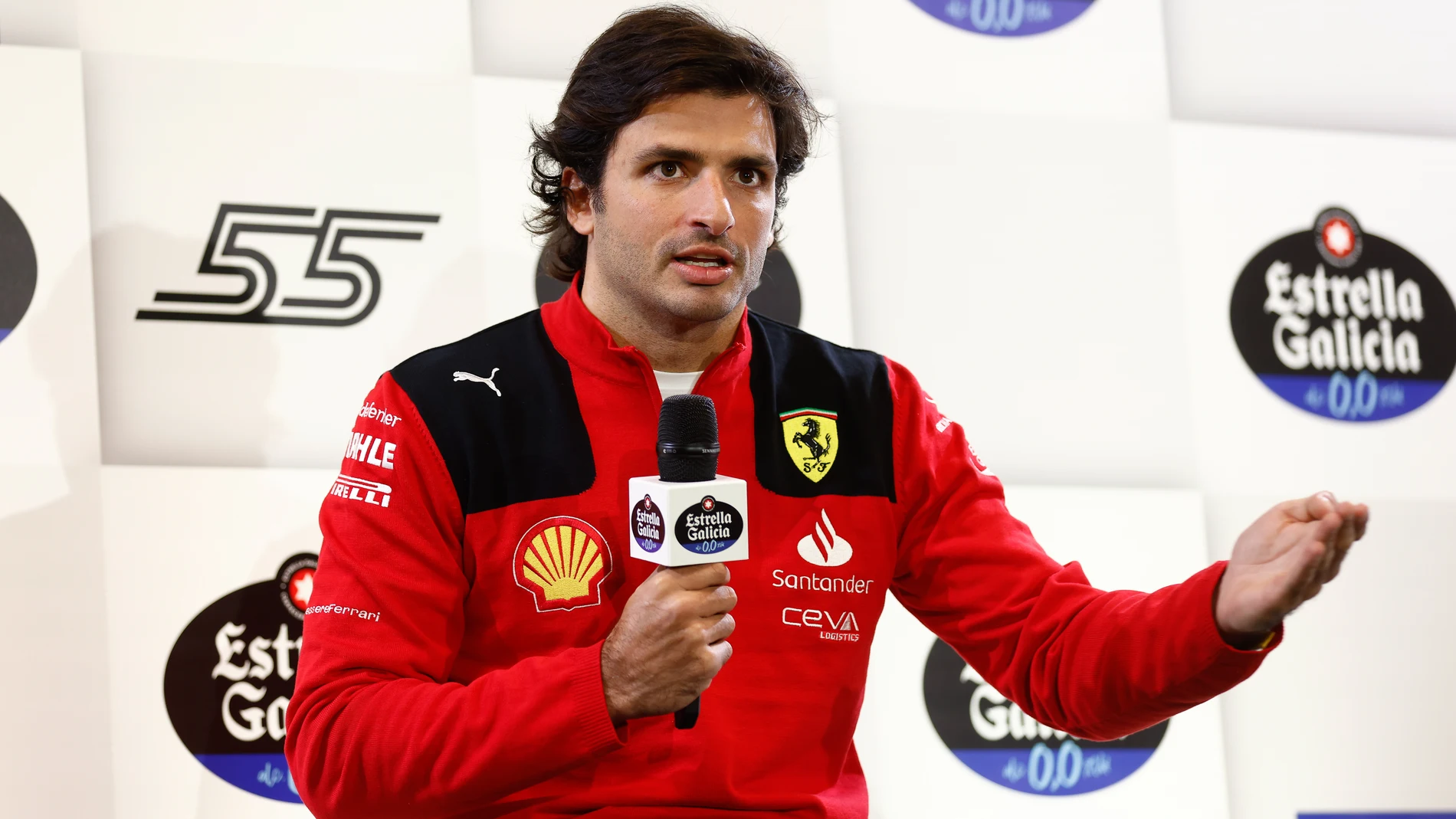 Carlos Sainz, piloto de Ferrari