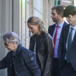 Irene Urdangarin y sus hermanos para celebrar el cumpleaños de la Infanta Elena.