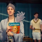 Mar Calvo, actuando en «Las locuras por el veraneo»