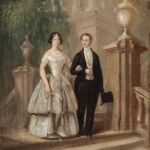 Los reyes Isabel II y Francisco de Asís