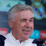 Carlo Ancelotti, en rueda de prensa