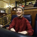 Yolannda Díaz en el Congreso.