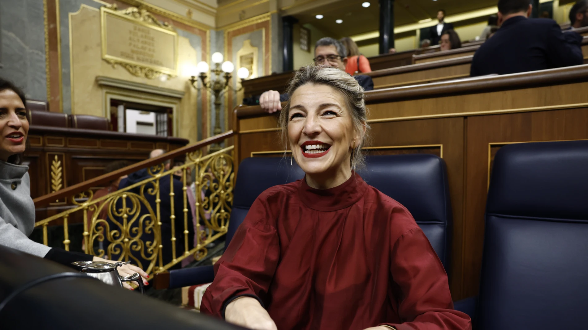 Yolannda Díaz en el Congreso.