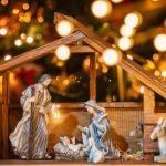 Imagen de un Belén navideño