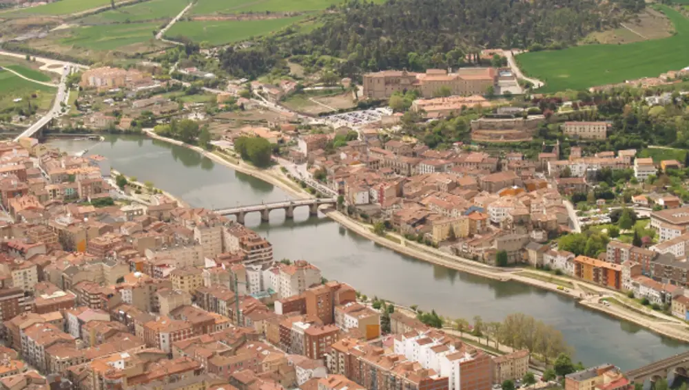 Vista aérea de Miranda de Ebro